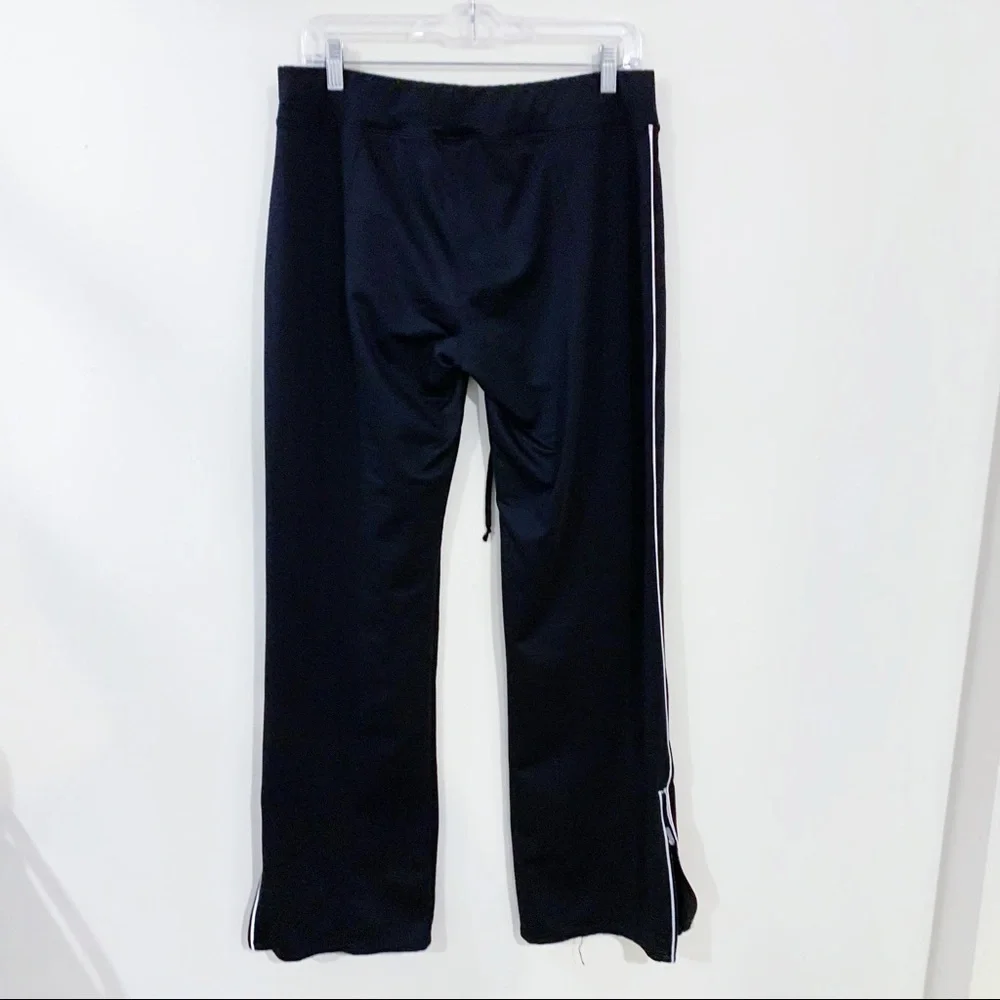 Nike Fit Dry Black Ankle Zip Workout Pants Size Large